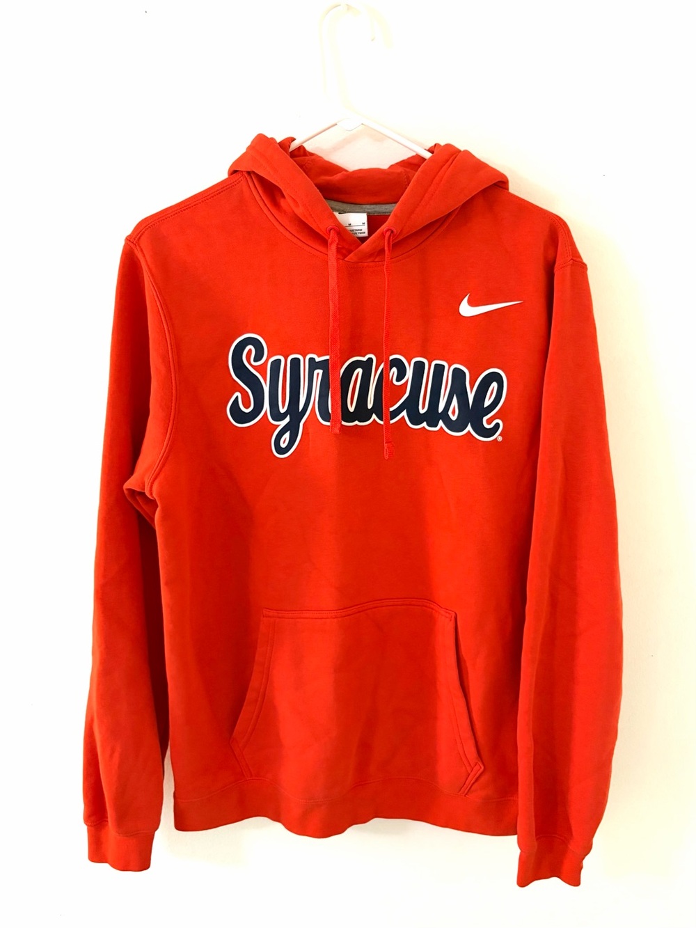 Nike Syracuse Orange Pullover Hoodie, Size: Medium